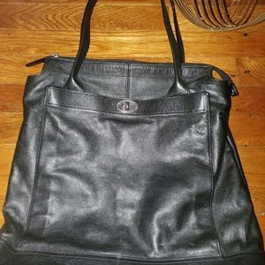 Banana Republic leather tote